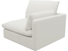 Willow Tribute Shell 1 Seat Right Arm Facing Sofa Module color Tribute Shell