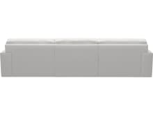 Monica Muse Frost Chaise Sofa - 3 Seater color Muse Frost