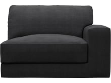 Monica Plaza Flint Grey Right Arm Facing Chair Module color Plaza Flint Grey