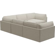 Finley Boucle Ivory Corner Sofa - 5 Seater color Boucle Ivory