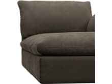 Willow Muse Mink Chaise Right Arm Facing Sofa Module color Muse Mink