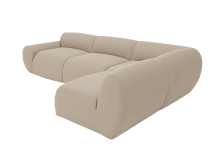 Malmo Blaze Latte Sofa - 4 Seater RAF Terminal color Blaze Latte