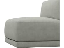 Haven Toorak Pebble Armless Sofa Chair Module color Toorak Pebble