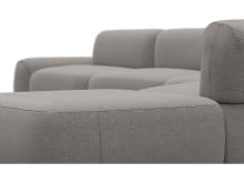 Beckett Boucle Pumice Modular Sofa - 7 Piece color Boucle Pumice