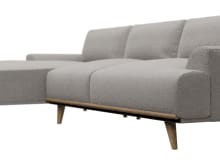Dane Boucle Pumice Chaise Sofa - 3 Seater color Boucle Pumice