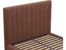 Brentwood Gas Lift Bed Muse Rust color Muse Rust