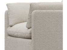 Willow Boucle Ivory Armchair color Boucle Ivory