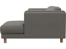 Hayes Isla Soft Grey Chaise Sofa - 3 Seater color Isla Soft Grey