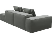 Riley Tribute Storm Modular Sofa - 1x Arm, 1x Armless, 1x Right Terminal color Tribute Storm