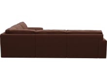 Monica Muse Rust Corner Sofa - 5 Seater color Muse Rust