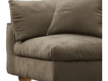 Tully Tribute Walnut Corner Sofa Chair Module color Tribute Walnut