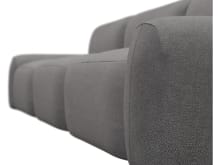 Beckett California Slate Modular Sofa - 3 Seater color California Slate