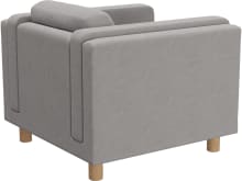 Hayes View Steel Armchair color View Steel