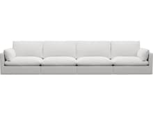 Willow Muse Frost Modular Sofa - 4 Seater color Muse Frost