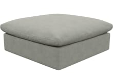 Willow Toorak Pebble Ottoman color Toorak Pebble