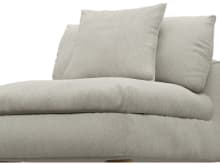 Tully Noa Desert Armless Sofa Chair Module color Noa Desert