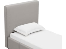Aria Boucle Pumice Left Drawer Storage Bed color Boucle Pumice