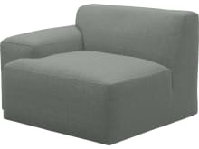 Copenhagen Tribute Storm Left Arm Facing Sofa Module color Tribute Storm