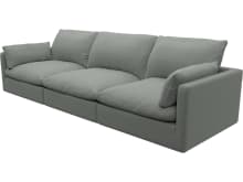 Willow Tribute Storm Modular Sofa - 3 Seater color Tribute Storm