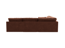 Retreat Muse Rust Corner Sofa - 5 Seater color Muse Rust