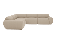 Malmo Blaze Latte Corner Sofa - 5 Seater color Blaze Latte