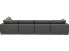 Cloud Deep California Slate Modular Sofa - 6 Piece color California Slate