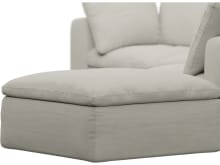 Cloud California Ivory Modular Sofa - 5 Piece color California Ivory
