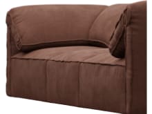 Kai Muse Rust Modular Sofa - 3 Seater color Muse Rust
