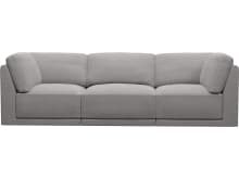Emily Modular Sofa View Steel - 3 Piece color View Steel