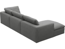 Cloud Deep Maya Flint Modular Sofa - 3 Seater Chaise color Maya Flint