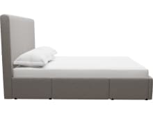 Aria Drawer Bed Boucle Pumice color Boucle Pumice