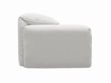 Clarence Muse Frost 2 Seat Left Arm Facing Sofa Module color Muse Frost