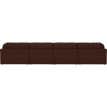 Finley Muse Rust Modular Sofa - 4 Seater color Muse Rust