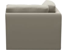 Monica Plaza Natural Corner Sofa Chair Module color Plaza Natural