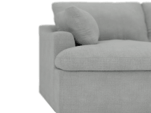 Retreat Toorak Pebble Modular Sofa - 4 Piece color Toorak Pebble