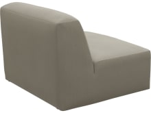 Copenhagen Plaza Natural Armless Chair Sofa Module color Plaza Natural