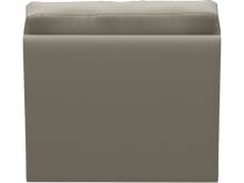 Monica Plaza Natural Armless Sofa Chair Module color Plaza Natural