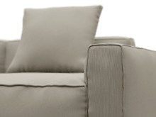 Riley Apt Plaza Natural Sofa - 3 Seater Chaise color Plaza Natural