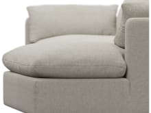 Willow Noa Desert Chaise Sofa - 3 Seater color Noa Desert