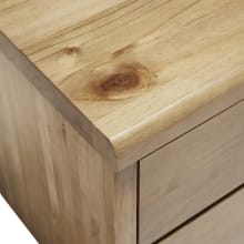 Calypso Bedside Table Nutmeg -  2 Drawer color Nutmeg