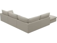Willow Toorak Pearl Modular Sofa - 5 Seater LAF Terminal color Toorak Pearl