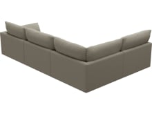 Willow Plaza Natural Corner Sofa - 4 Seater LAF Terminal color Plaza Natural