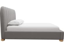 Maeve Bed View Steel color View Steel
