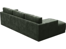 Haven Apt Muse Forest Chaise Sofa color Muse Forest