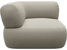 Beckett Plaza Natural Sofa Module Corner color Plaza Natural