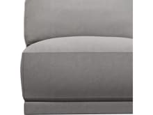 Emily Armless Chair Module View Steel color View Steel