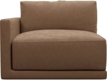Haven Tribute Chestnut Left Arm Facing Chair Sofa Module color Tribute Chestnut