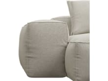 Riley Noa Desert Modular Sofa - 3 Seater Chaise color Noa Desert