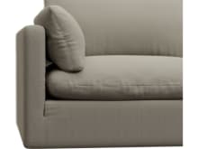 Willow Plaza Natural Modular Sofa - 4 Seater color Plaza Natural