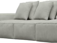 Riley Toorak Pebble Modular Sofa - 1x Arm, 2x Armless, 1x Right Terminal color Toorak Pebble